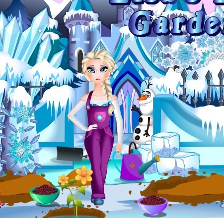 冰雪奇缘小花园,冰雪奇缘小花园小游戏,360小