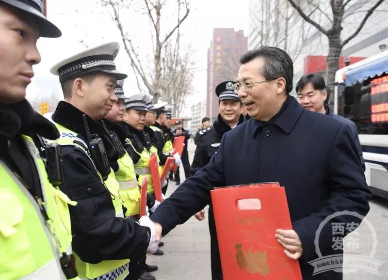 永康书记为\"大西安最可爱的人们\"送去新春祝福!