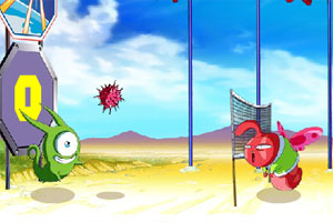 外星人打排球,外星人打排球小游戏,360小游戏
