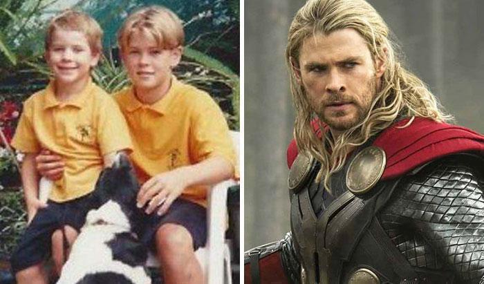 复仇者联盟,各演员童年照片,钢铁侠打满分,奇异