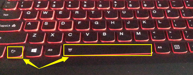 联想拯救者键盘灯怎么开