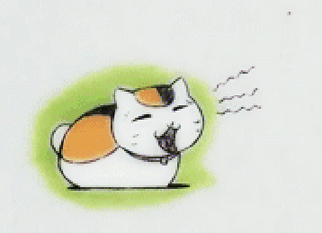 《夏目》超萌过场动画,属于猫咪老师的那几秒