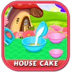 Mushroom House Cake(蘑菇屋蛋糕)