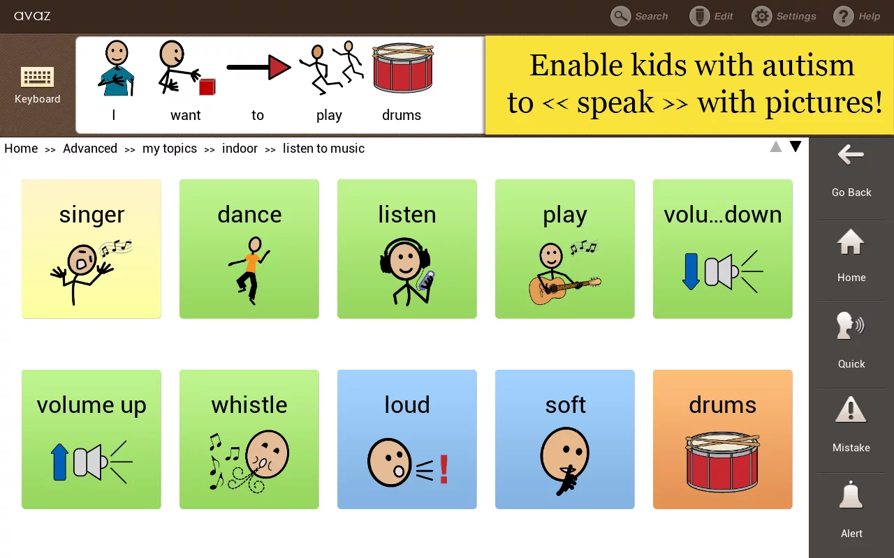 Avaz Lite - AAC App for Autism截图1