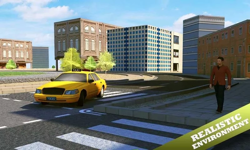 值班出租车司机的3D模拟器截图15
