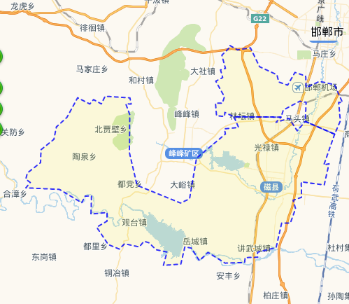 磁县地图