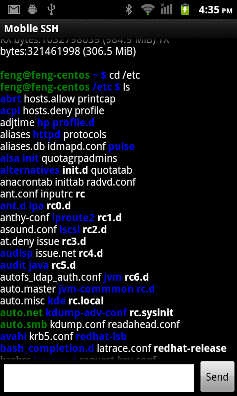 Mobile SSH (Secure Shell)截图12