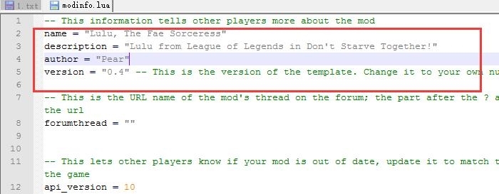 Steam和TGP饥荒MOD汉化教程 教你如何汉化MOD2.jpg