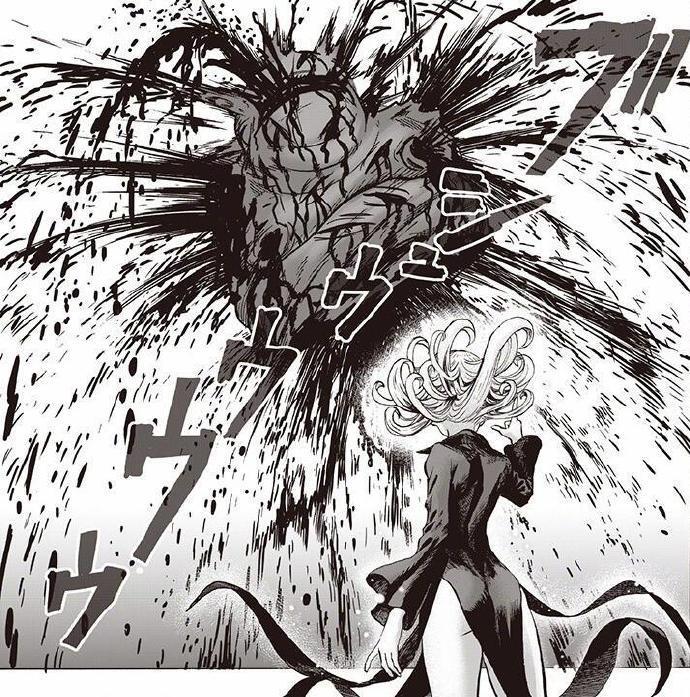 村田雄介老师《一拳超人》最新话里龙卷的作画