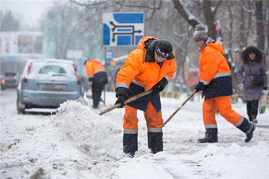 去年莫斯科降雪量列居140年第二位