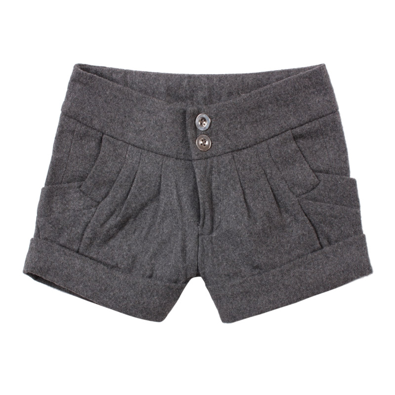 <em>羊毛呢短裤</em>女性价比 高腰短裤女质量好推荐