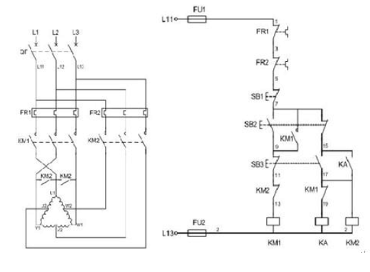 双速风机用控制箱有高低速按钮电机端怎么接线