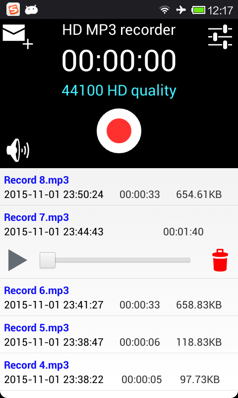 HD MP3 recorder截图4