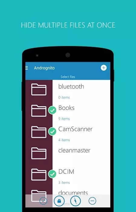 Andrognito BETA - Hide Files截图2