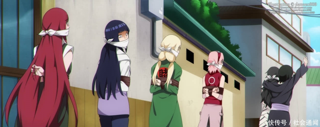 当火影忍者中这六位美女忍者被捉,小樱和雏田