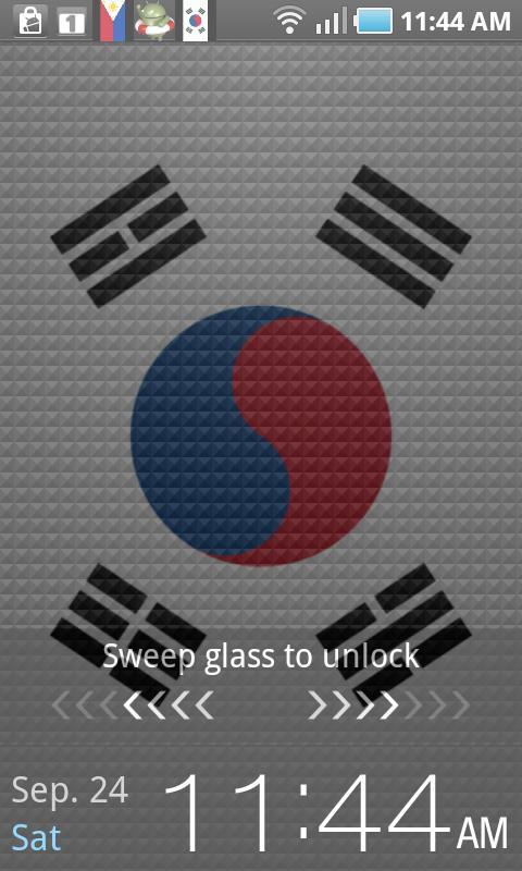 韩国国旗贴纸