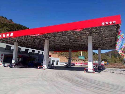 加油站站棚设计(加油站罩棚的设计)