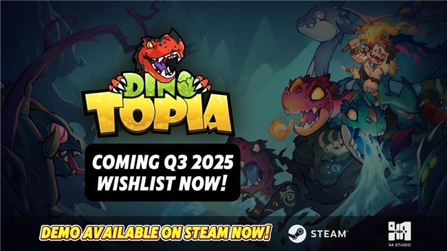 全新沙盒Roguelike冒险之旅《Dino Topia》试玩版于 Steam 上线!