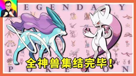 酷爱精灵宝可梦 第一季 所有可以抓的神兽都收服啦 水君和Y超进化超梦