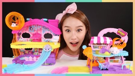 凯利和玩具朋友们 仓鼠村庄超市玩具