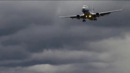 飞机因风太大降落后又弹起 只能飞回出发机场