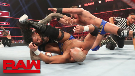 WWE RAW 2019 【RAW 05/20】复兴者展示飞檐走壁技能