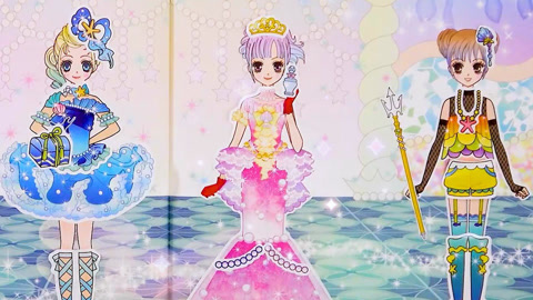 公主参加舞会的服装被破坏