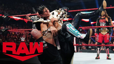 WWE RAW 2019 【RAW 11/25】年轻小将亨贝托意气风发，遭遇OC俱乐部的两位大叔偷袭