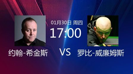约翰-希金斯VS罗比-威廉姆斯