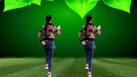 背面广场舞，动感十足《无心的相遇dj》弹跳32步