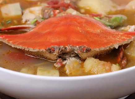 美食台 番茄梭子蟹汤 江浙人入秋最爱