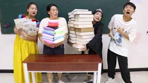 假如作业可以兑换粘土，没想小晴换了2000包粘土，果然是学霸