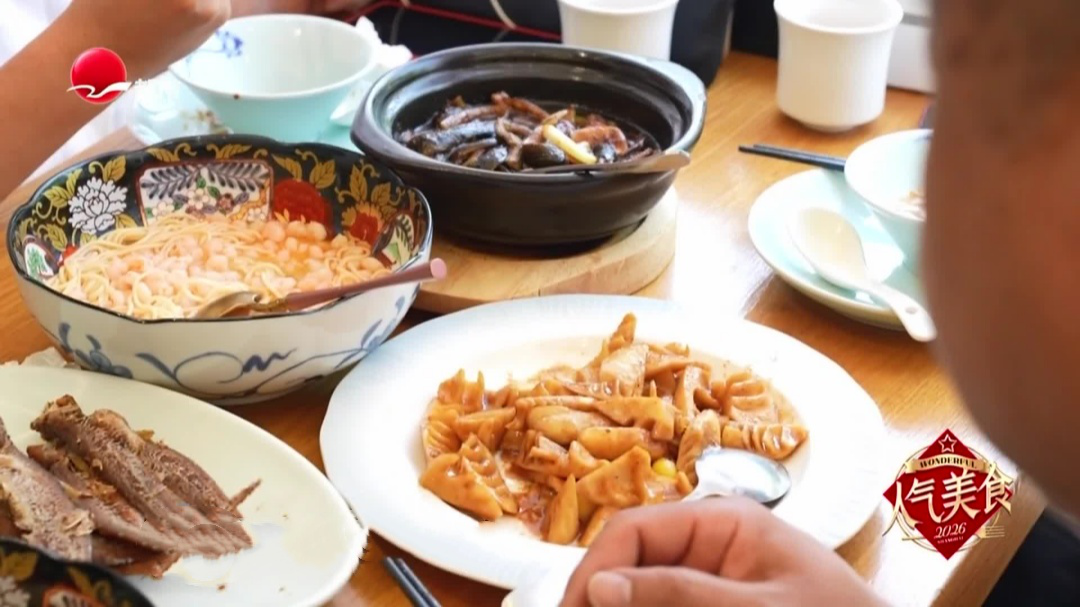 华山路六虾面  特色羊毛笋