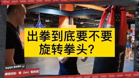 擘哥拆招16-出拳到底要不要旋转拳头？