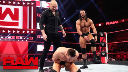 WWE RAW 2019 【RAW 04/22】德鲁到手的胜利被独狼偷走