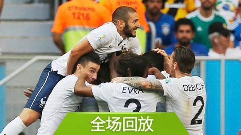 2014巴西世界杯比赛回放 全场回放：世界杯1/8决赛法国20尼日利亚