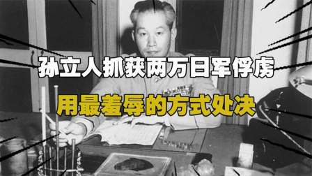 史记文学社第三季 为给南京同胞报仇，孙立人抓获两万日军俘虏，用最羞辱的方式处决