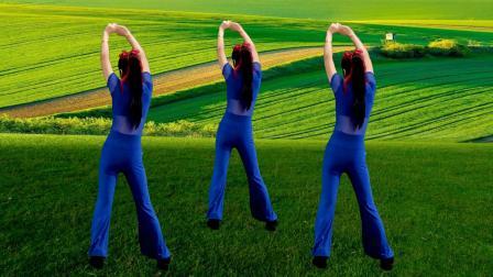 瘦身减肥操，健身操《殇雪dj》背面演示 健身操