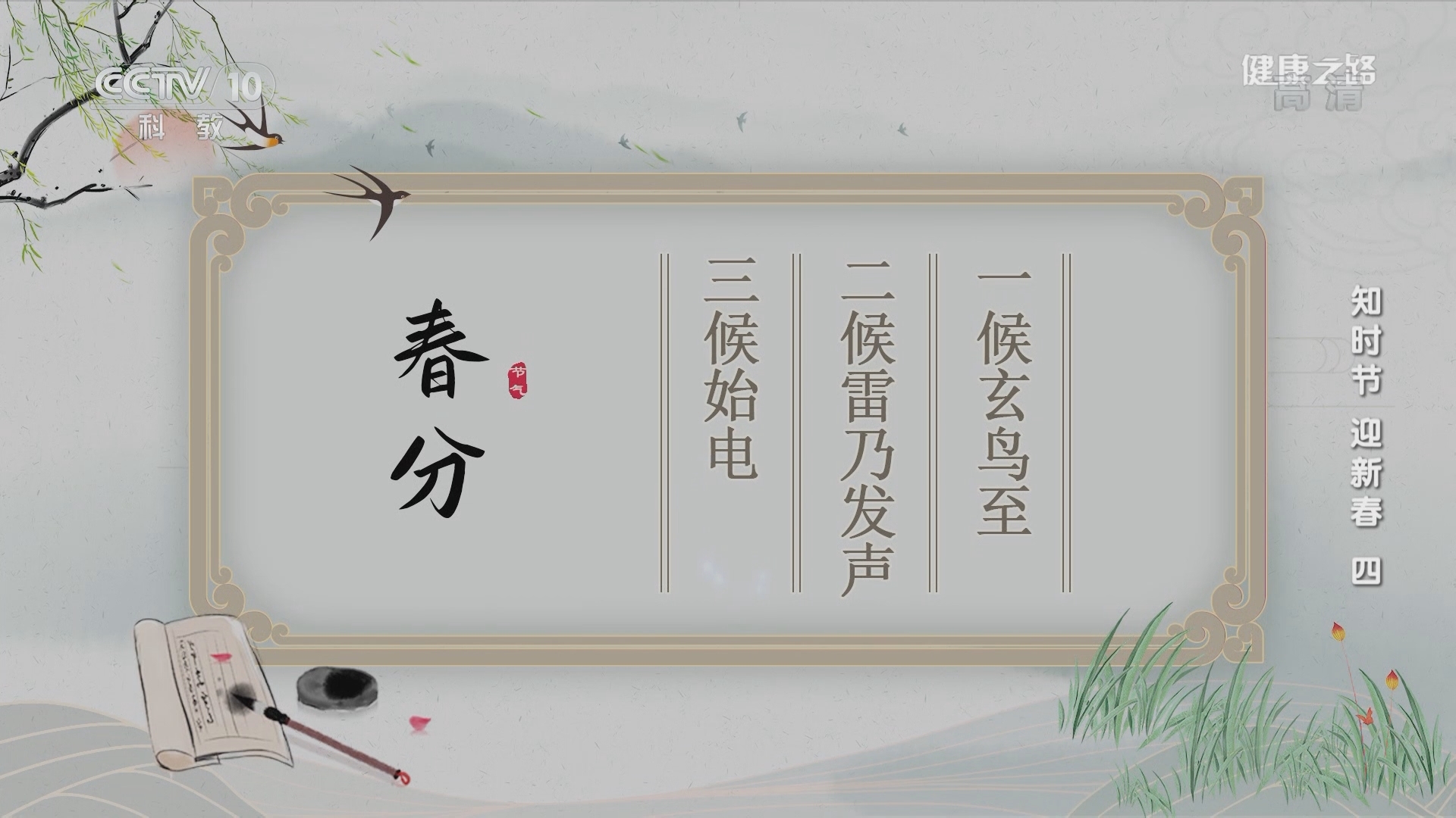 健康之路 《健康之路》 20220205 知时节 迎新春（四）