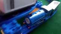 月采亲子游戏 2016 仿真电动轨道赛车玩具 托马斯轨道弯轨曲轨 145