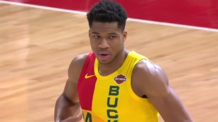 雄鹿107-104活塞全场集锦-格里芬三双+10失误（配音）