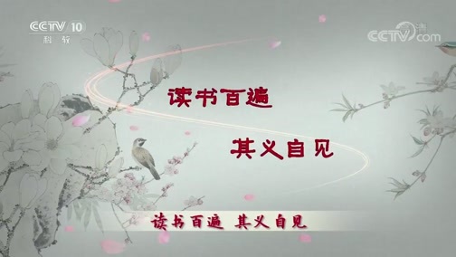 百家讲坛 《百家讲坛》 20200418 中华成语（学习篇） 10 世人读书要知道