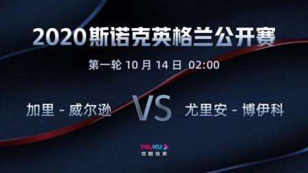 2020斯诺克英格兰公开赛 英格兰公开赛第1轮 威尔逊VS博伊科
