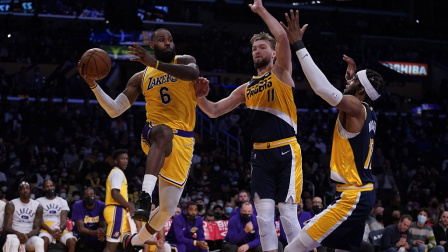 2021-2022赛季NBA集锦 NBA-勒韦尔30+8 詹姆斯30+12 步行者逆转湖人