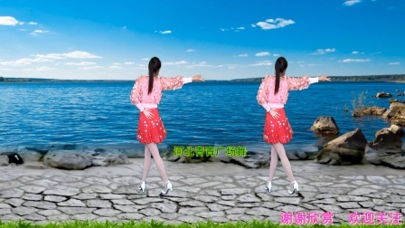 青春动感广场舞《假情真爱》演示分解教学