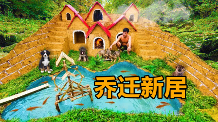 荒野建造者 第二季 小伙给狗子建了风水宝地，这样的主人把狗子高兴坏了