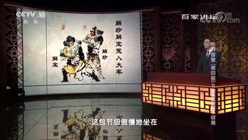 百家讲坛 《百家讲坛》 20181210 水浒智慧（第四部）11 想要说服不容易