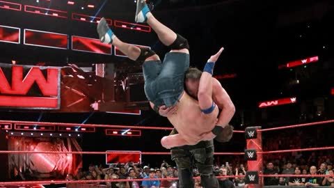 wwe美国职业摔角 轻量级双打赛精彩异常 盖勒格携手肯德里克获胜