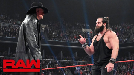 WWE RAW 2019 【RAW 04/08】葬爷送伊莱亚斯墓碑钉头