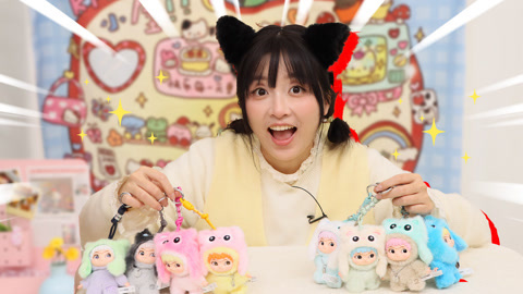 哇库库盲盒开箱！越拆越上头，小葩能抽到隐藏款吗